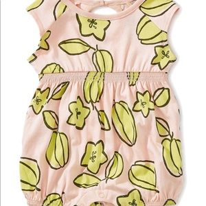 Tea Collection Starfruit print romper size 9-12 months